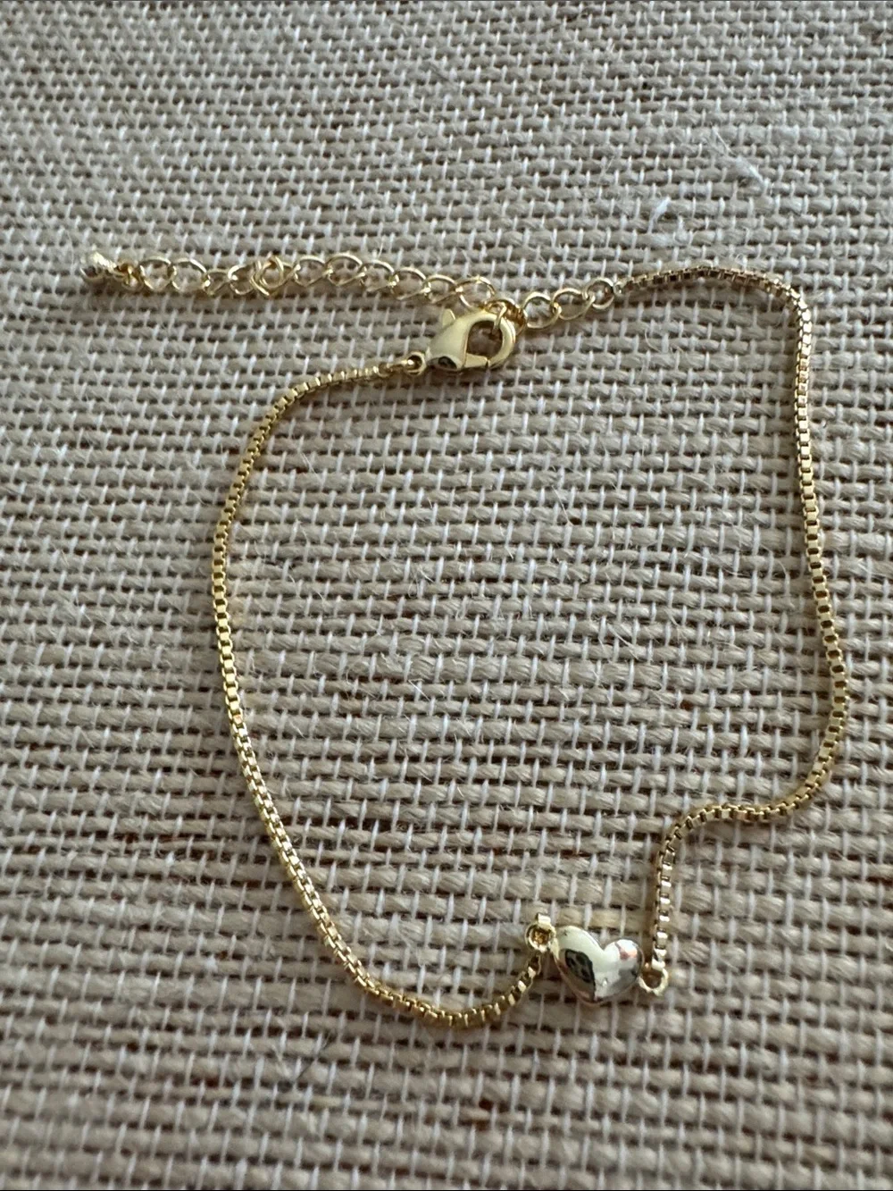 bloom Dainty Feminine Gold Heart Link Bracelet Women’s Trendy Fashion Jewelry